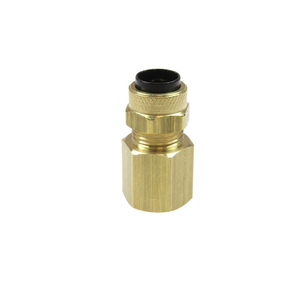 Poly-Tube Female Connector 1/2" OD x 3/8" FPT